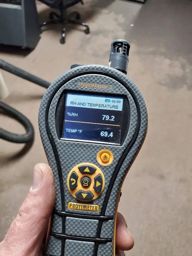 Moisture meter humidity assessment for Fire & Smoke Damage Restoration in Middleton